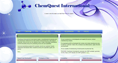 Desktop Screenshot of chemquestint.com